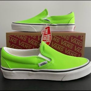 VANS Slip-On Neon green Women’s size 6
Brand new!